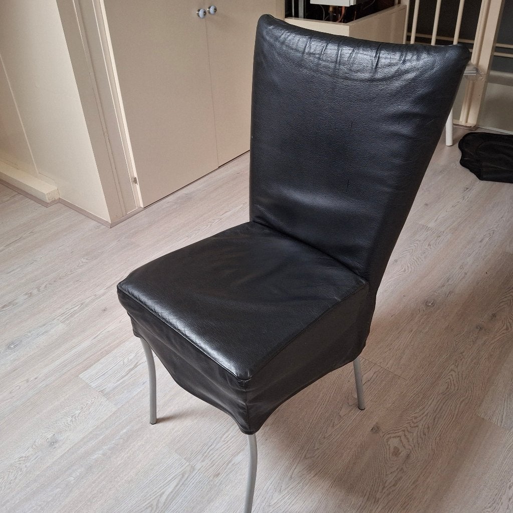 Keukenstoel, Huis en Inrichting, Ophalen, Gebruikt, Drie, Zwart