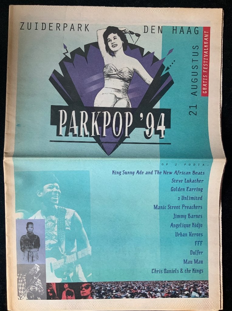 ParkPop krant 1994., Ophalen of Verzenden, Gebruikt