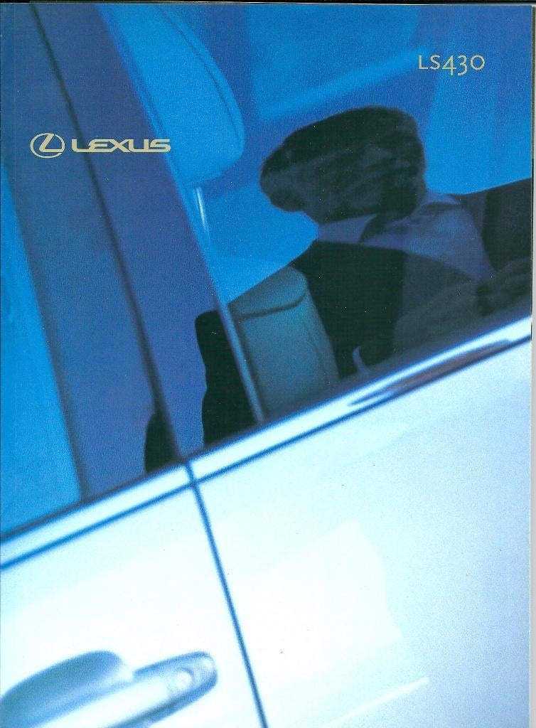 Brochure Lexus LS 430 Oktober 2000, Ophalen of Verzenden, Gelezen, Overige merken