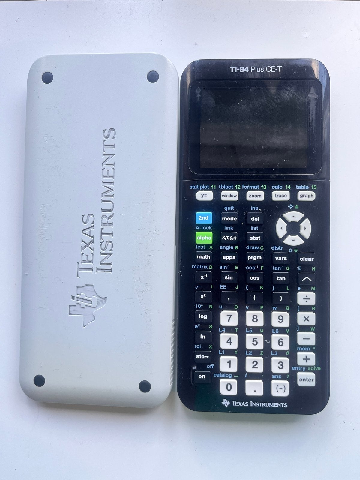 Texas Instruments TI-84 Plus CE-T, Ophalen of Verzenden, Grafische rekenmachine, Gebruikt