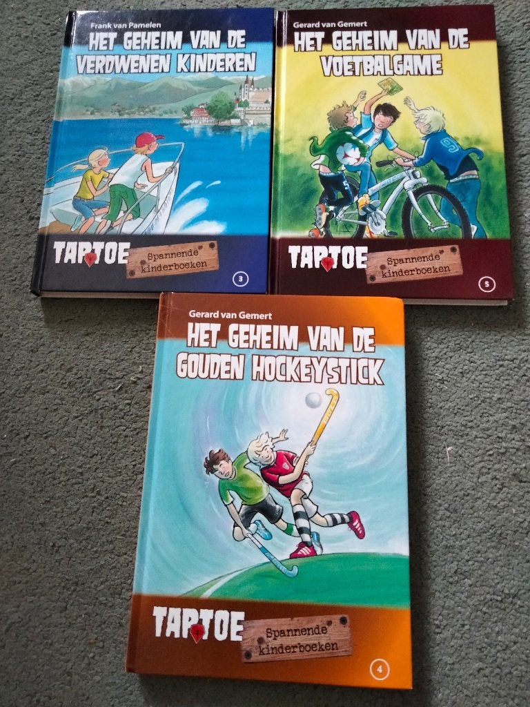 Taptoe: Het Geheim van - 3 spannende kinderboeken, Ophalen, Gelezen, Frank van Pamelen, Gerard van Gemert, Fictie algemeen