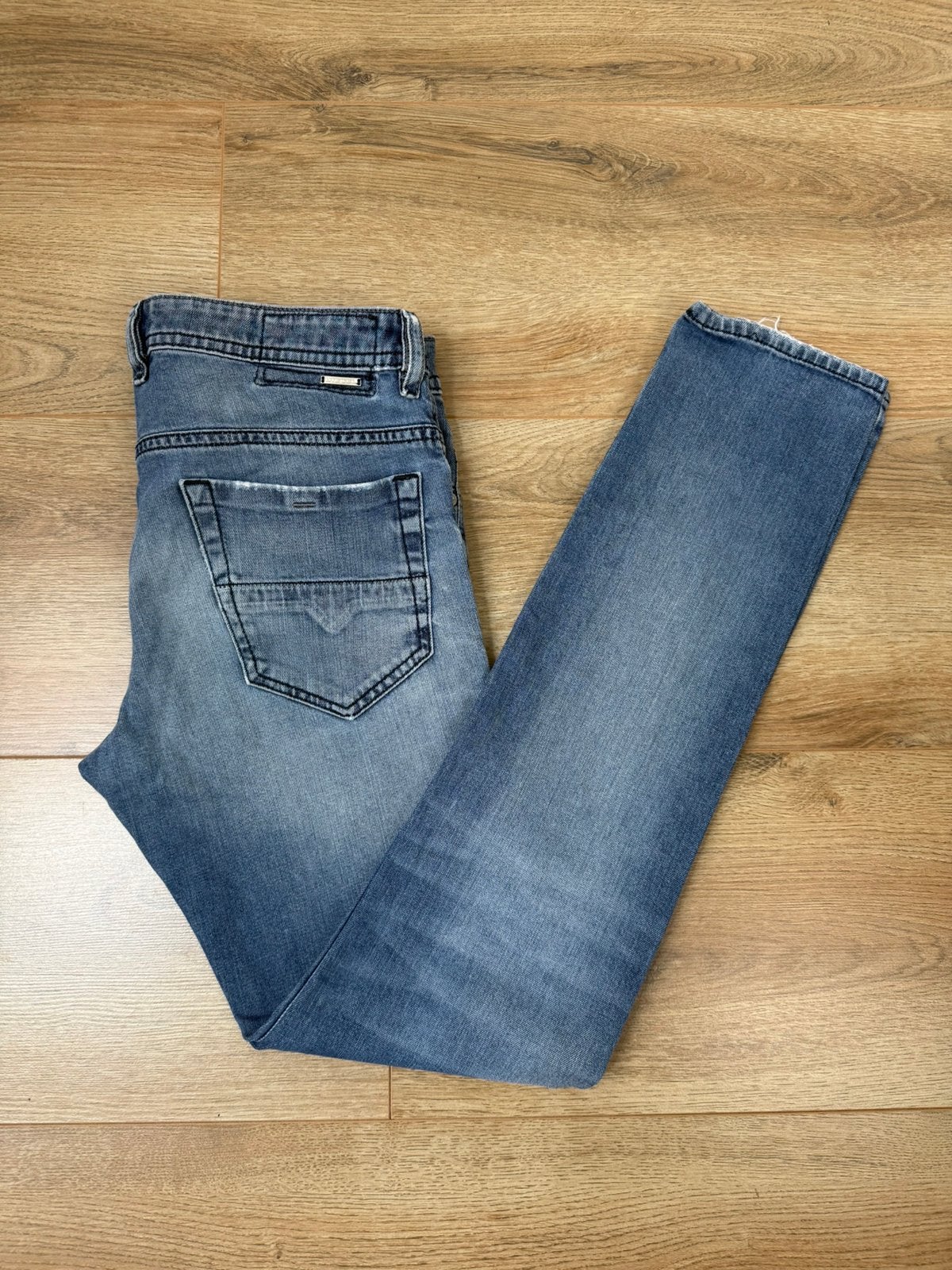 Diesel Jeans Blauw Maat 32, Verzenden, Zo goed als nieuw, Blauw, W32 (confectie 46) of kleiner