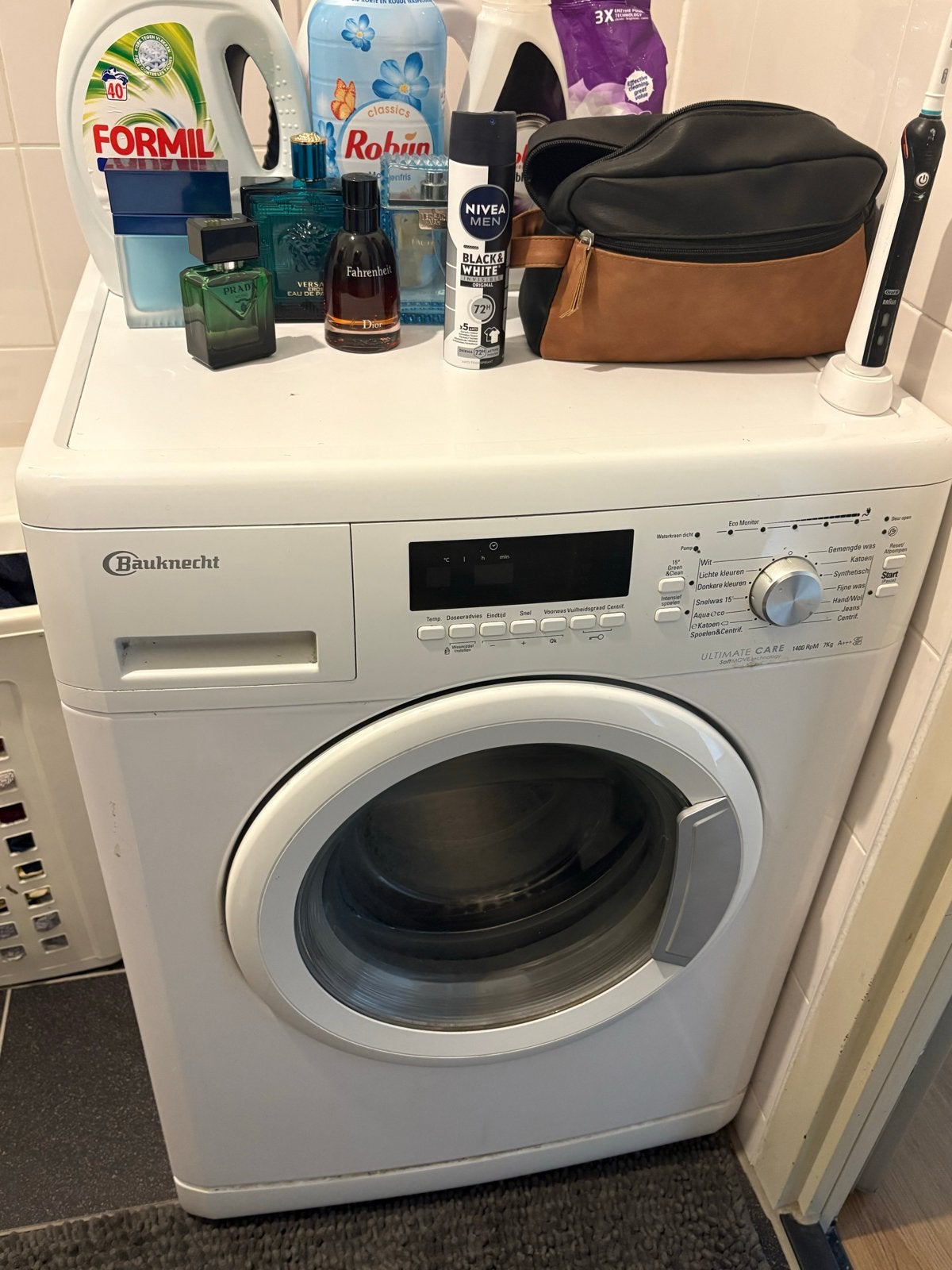 Bauknecht 1400 wasmachine - Weg wegens verhuizing, Witgoed en Apparatuur, Ophalen, Gebruikt, Voorlader, 85 tot 90 cm