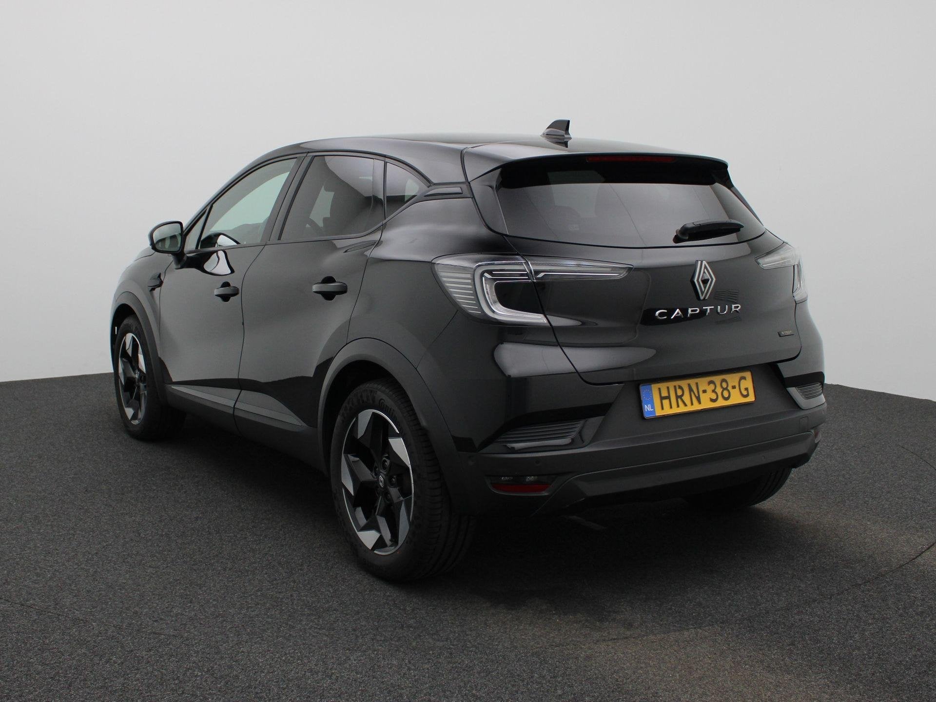 Renault Captur 1.6 E-Tech full hybrid 145 techno | Navigatie, Auto's, 1345 kg, Gebruikt, Zwart, Origineel Nederlands