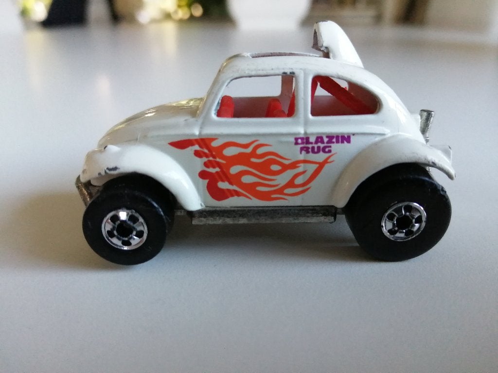 Vintage hot wheels blazin baja bug jaar 1983, Ophalen of Verzenden, Gebruikt, Auto