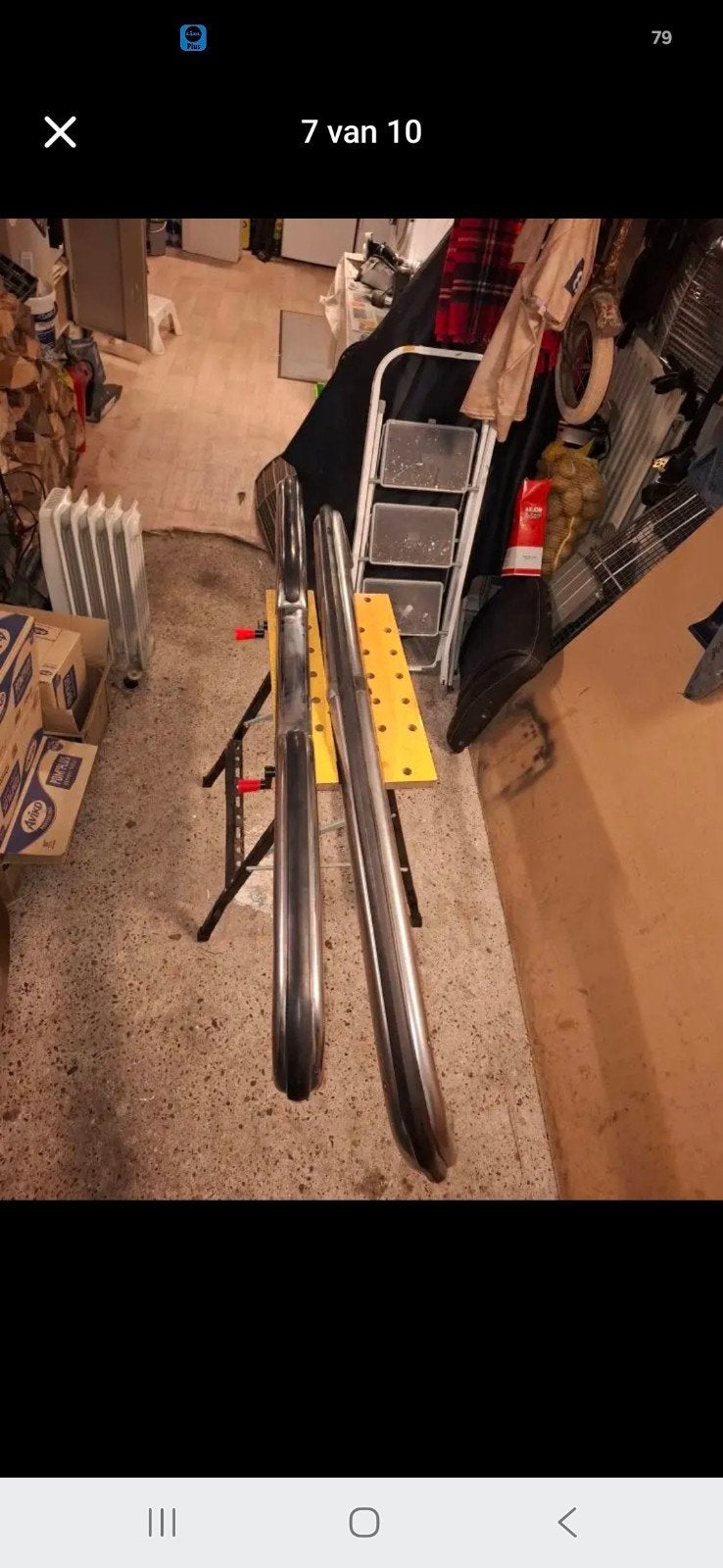 Prachtige set originele Mercedes W114/115 bumpers, Auto-onderdelen, Gebruikt, Mercedes-Benz, Ophalen of Verzenden, Bumper