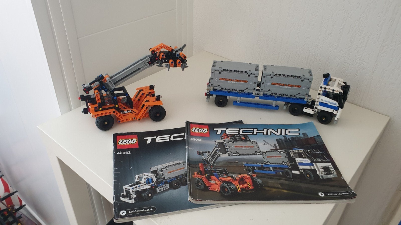 Lego Technic 42062 Container Overslag - Netjes & Compleet, Ophalen of Verzenden, Zo goed als nieuw