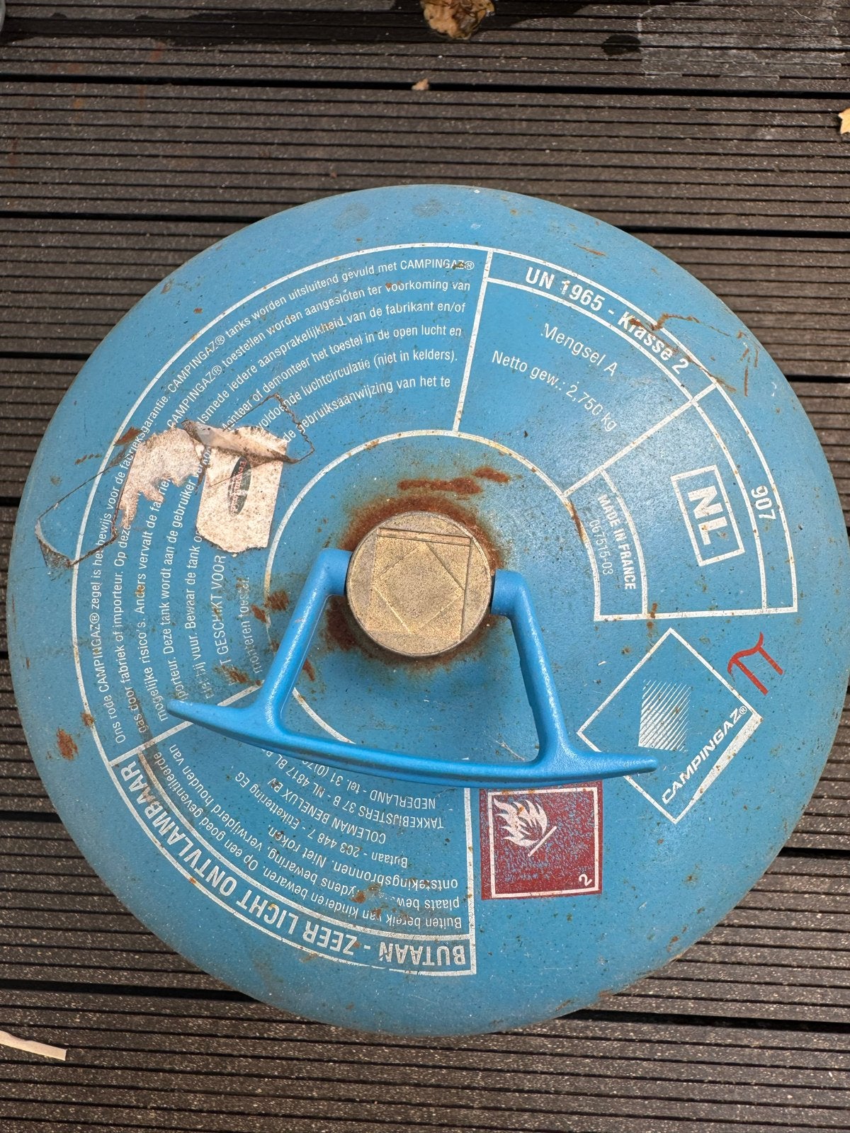 Campingaz gasfles 907 - 2,75 kg, Ophalen, Gebruikt