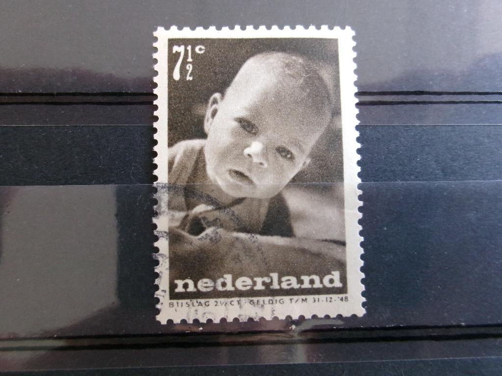 1947 - kinderzegel 7,5 + 2,5 ct (122c), Verzenden, Gestempeld