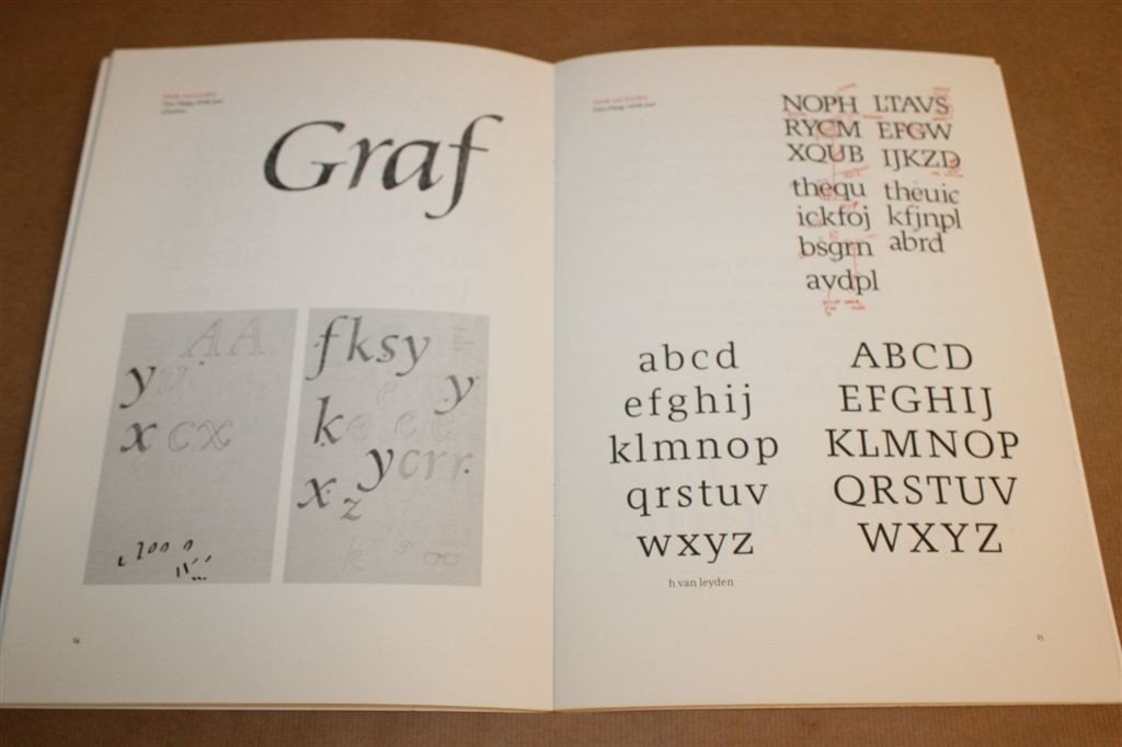 Letters in Studie — Letterontwerpen NL Kunstonderwijs 1983, Ophalen of Verzenden, Gelezen, Fotografen