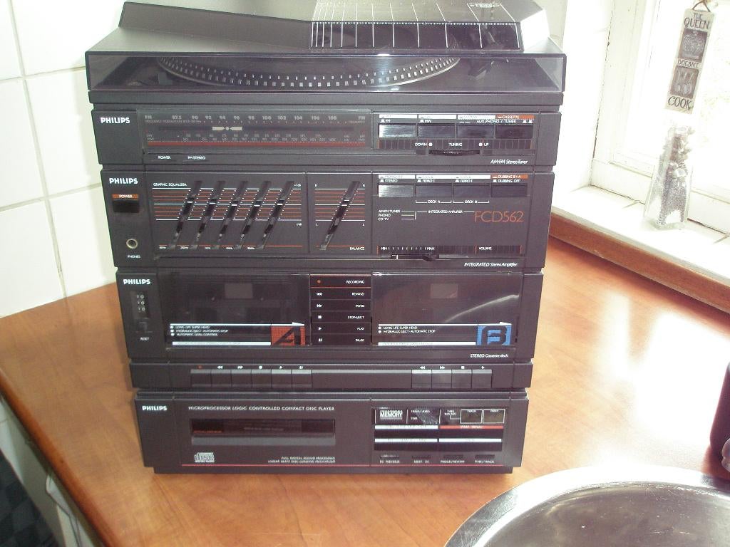 Philips FCD562 stereoset, Ophalen of Verzenden, Gebruikt, Tuner of Radio, Philips
