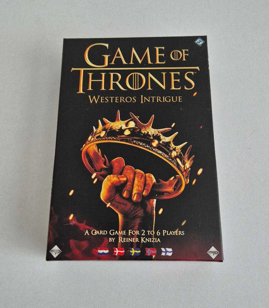 NIEUW Game Of Thrones Westeros Intrigue Kaartspel, Vijf spelers of meer, Ophalen of Verzenden, Nieuw, Fantasy Flight Games