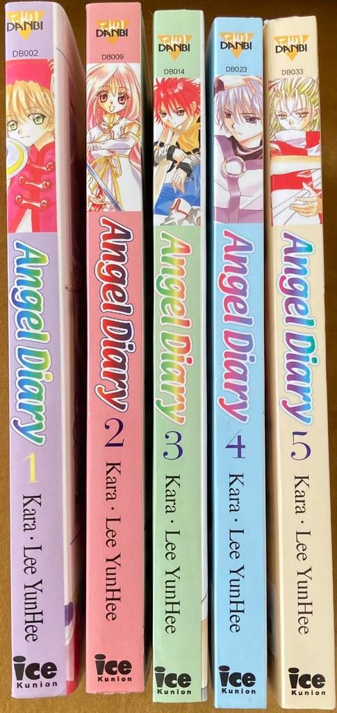 Koreaanse manga’s Engelstalig Angel Diary 1-5 & Legend 1, Meerdere comics, Ophalen of Verzenden, Zo goed als nieuw, Japan (Manga)