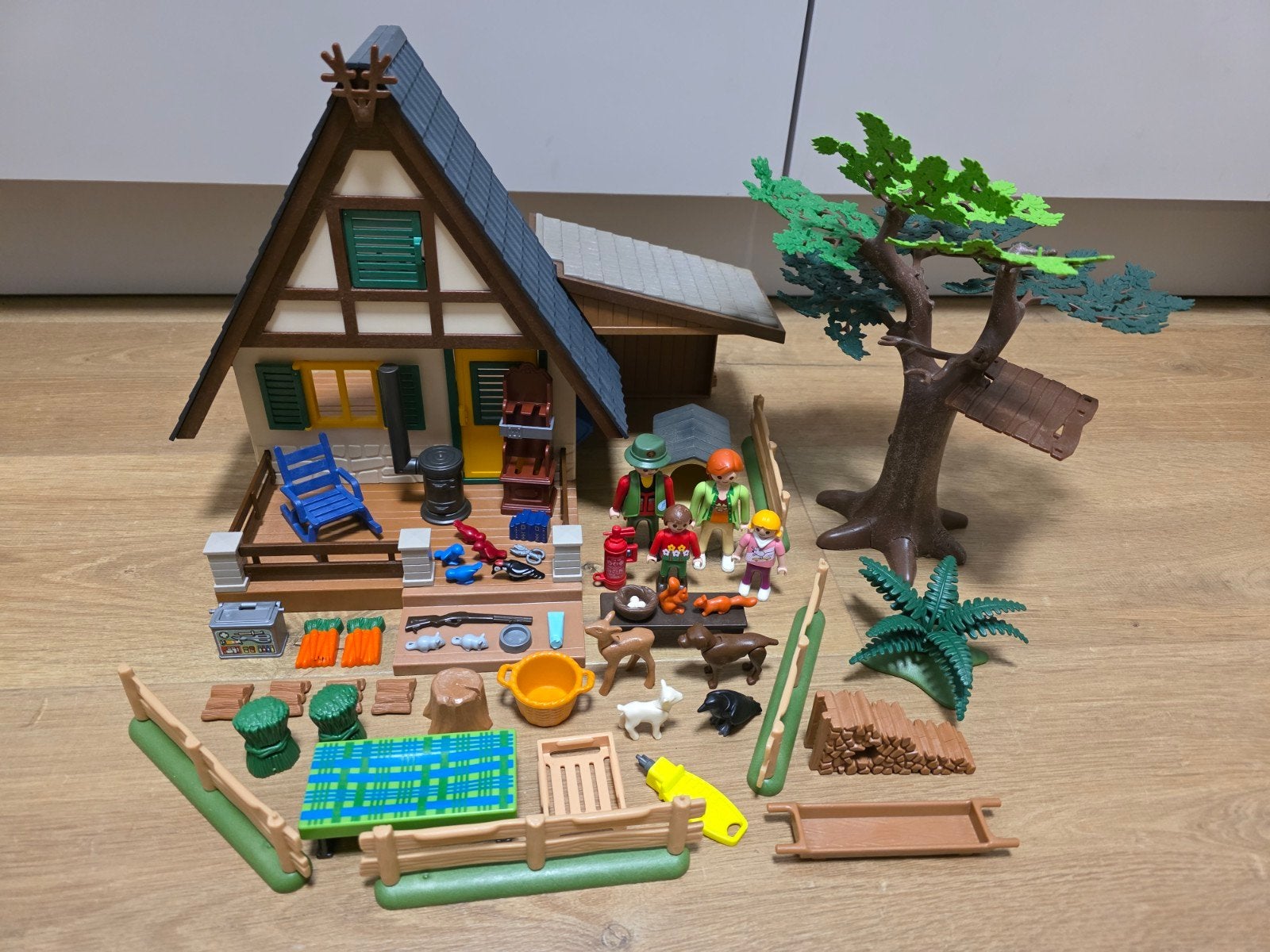 Playmobil 4207 boswachtershuis, Ophalen of Verzenden, Gebruikt