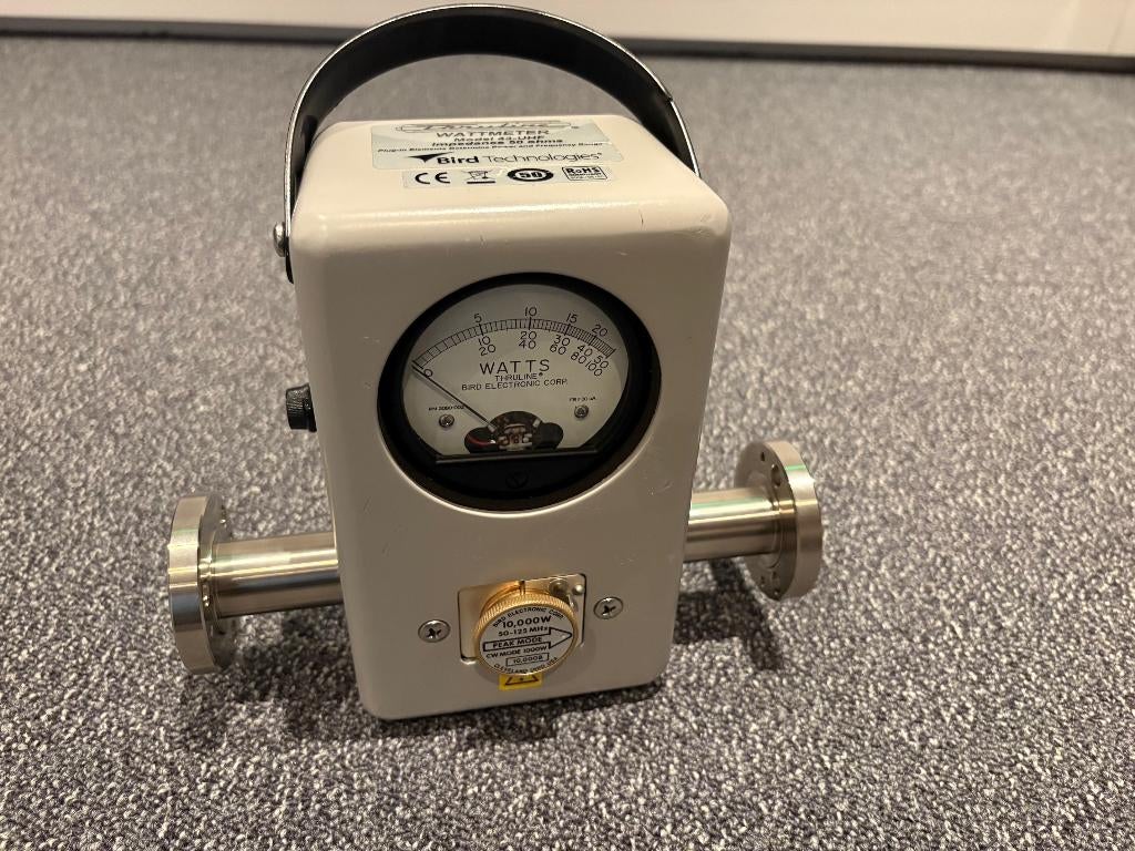 Bird 43 wattmeter 7/8 EIA en 10000B meetkopje, Ophalen of Verzenden, Gebruikt, Zender en Ontvanger