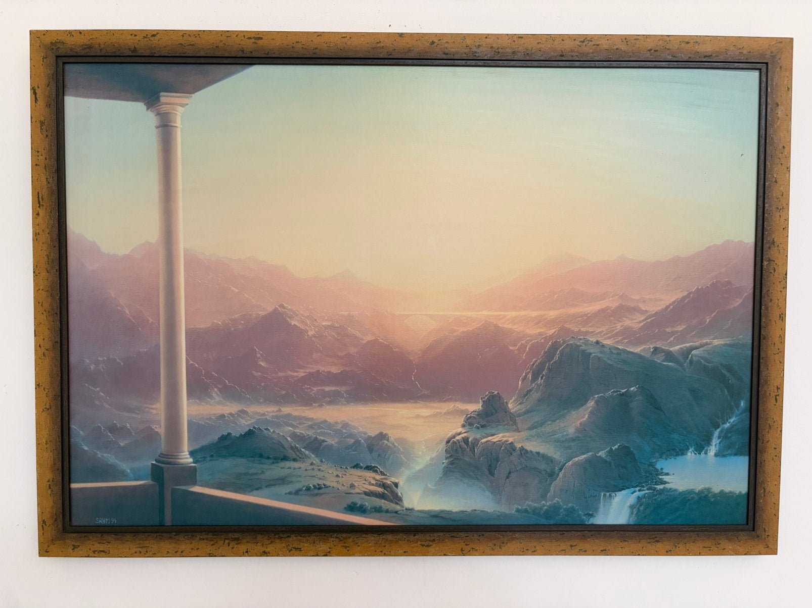 Schilderij maat 100x70 cm komt van Expo vandaan Is puntgaaf, Ophalen