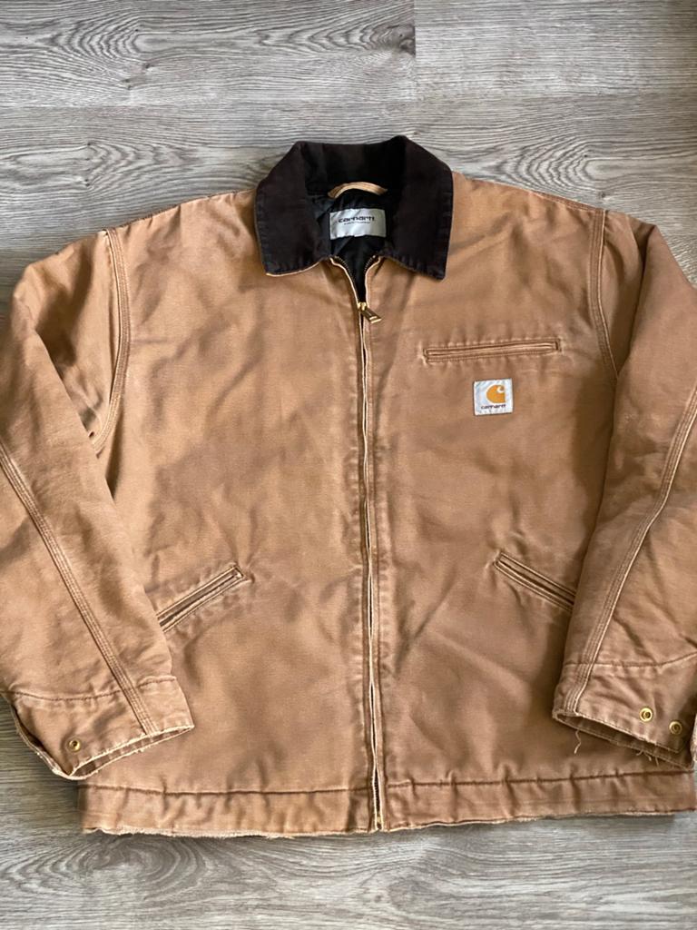 Carhartt WIP Detroit OG Jacket, Ophalen of Verzenden, Gedragen, Maat 52/54 (L), Bruin