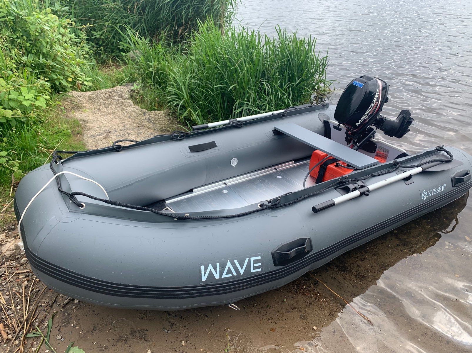320cm rubberboot met 5pk mercury, Watersport en Boten, Aluminium, Peddels, 5 pk, Ophalen of Verzenden