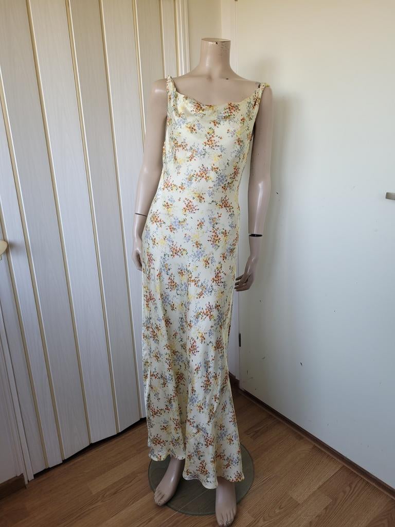Zara maxi jurk zomer romantisch bloemen maat 38/M, Maat 38/40 (M), Overige kleuren, Zara, Ophalen of Verzenden