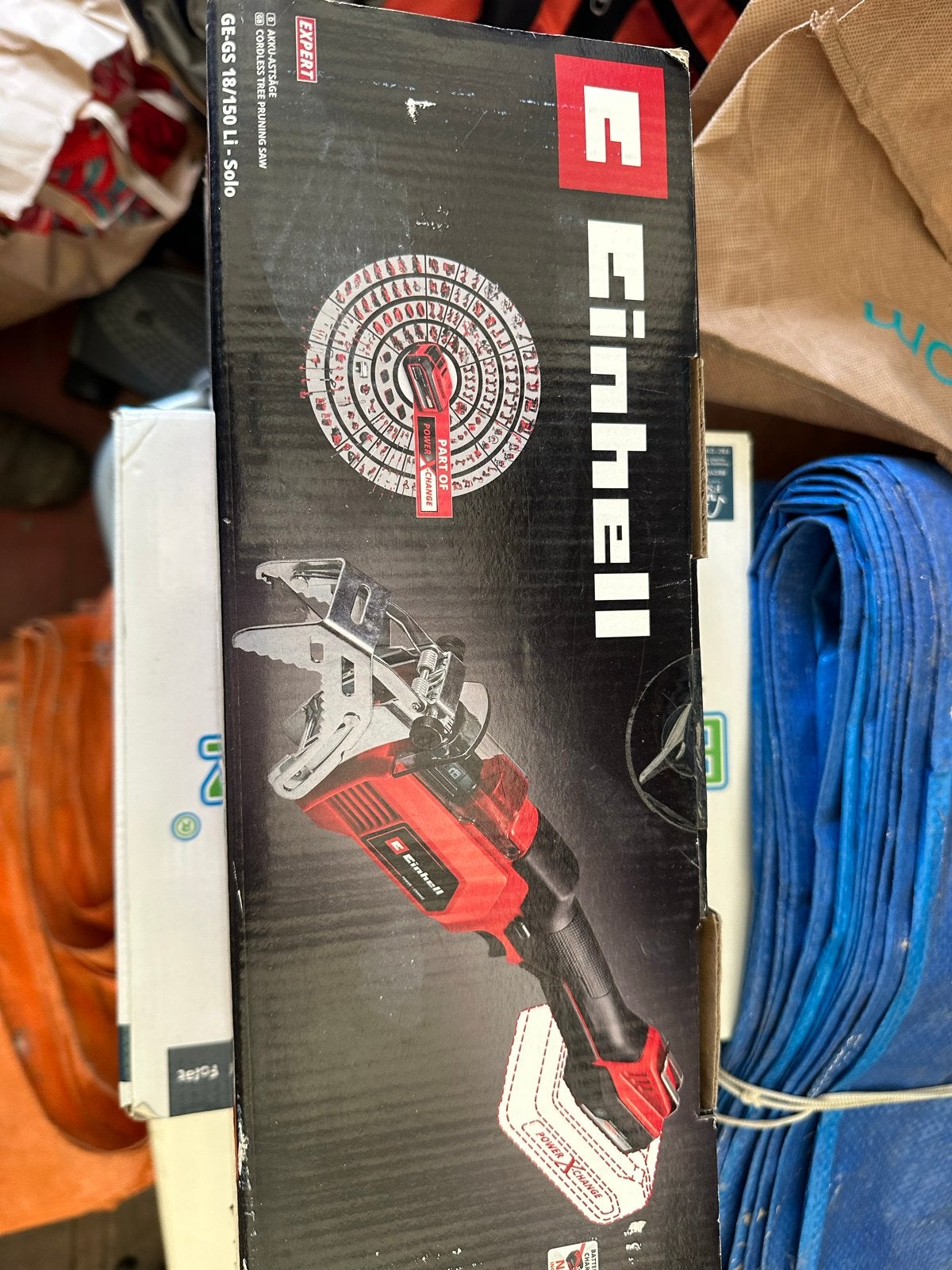 Einhell GE-GS 18/150 Li-Solo snoeizaag, Nieuw, Ophalen of Verzenden, Minder dan 600 watt, 30 tot 70 mm