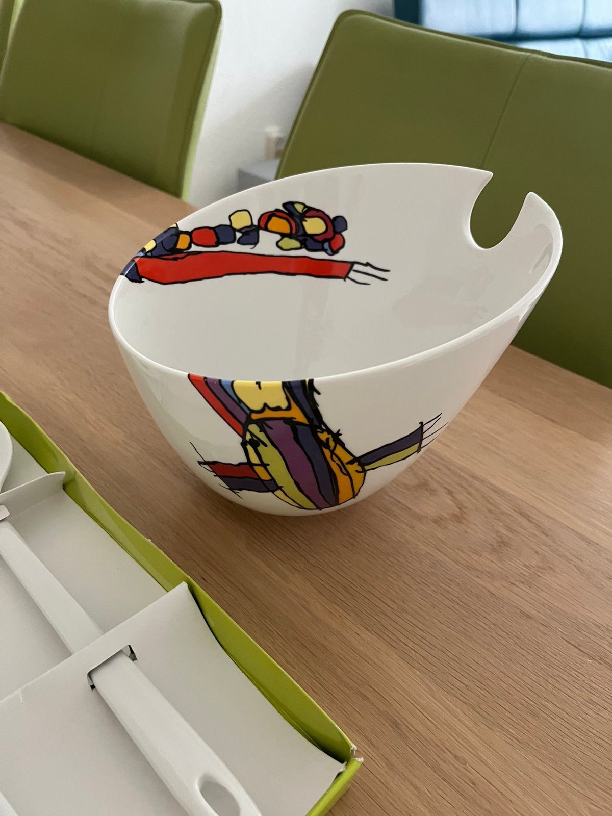 Salade schaal, Overige typen, Ophalen of Verzenden, Zo goed als nieuw, Overige stijlen