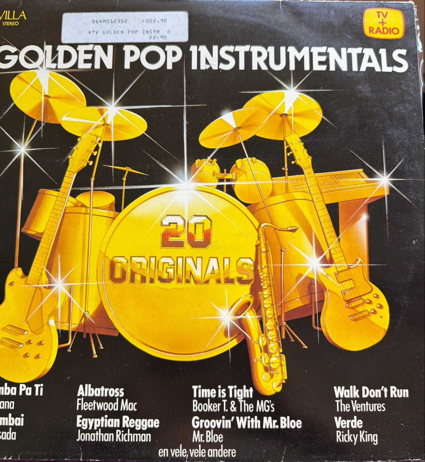 Golden Pop Instrumentals - 20 Originals LP, Cd's en Dvd's, Ophalen of Verzenden, Gebruikt, Pop, Album