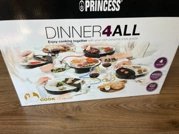 Princess Dinner-4-All Gourmet set, Ophalen, Zo goed als nieuw, 4 t/m 7 personen