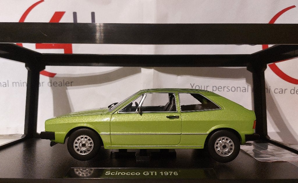 KK-Scale 1:18 Volkswagen Scirocco GTI MK1 1976 groen, Hobby en Vrije tijd, Ophalen of Verzenden, Nieuw, Auto, Overige merken