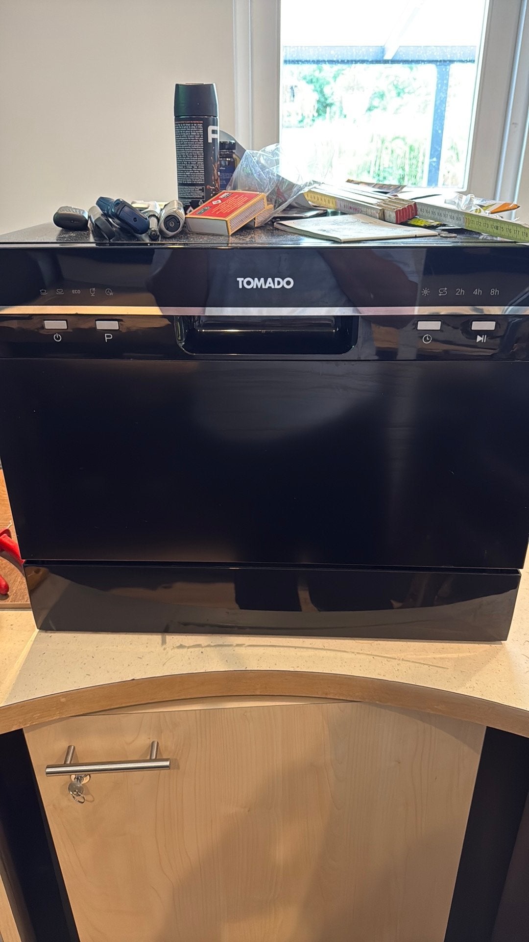 Mini vaatwasser Tomado, Ophalen, Gebruikt, 45 tot 60 cm, Minder dan 85 cm