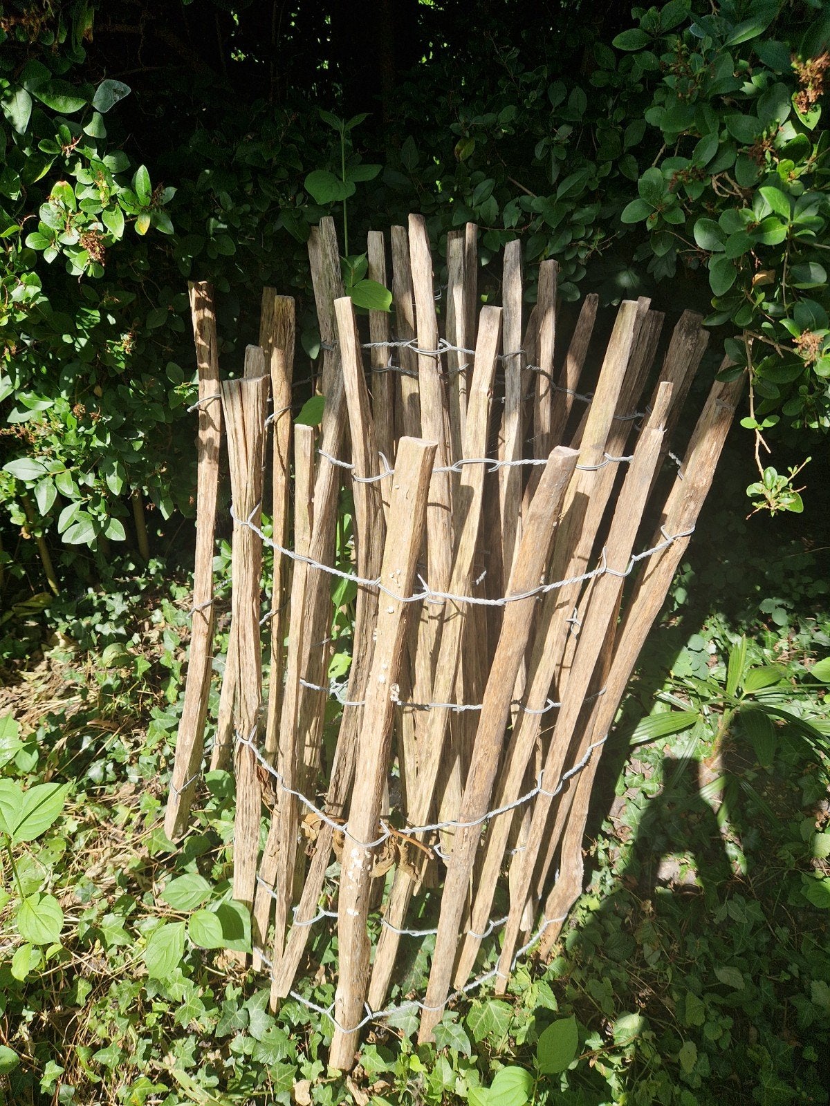 Houten tuinhekje schapenhekje, Tuin en Terras, Ophalen, Gebruikt, Hout, Tuinhek