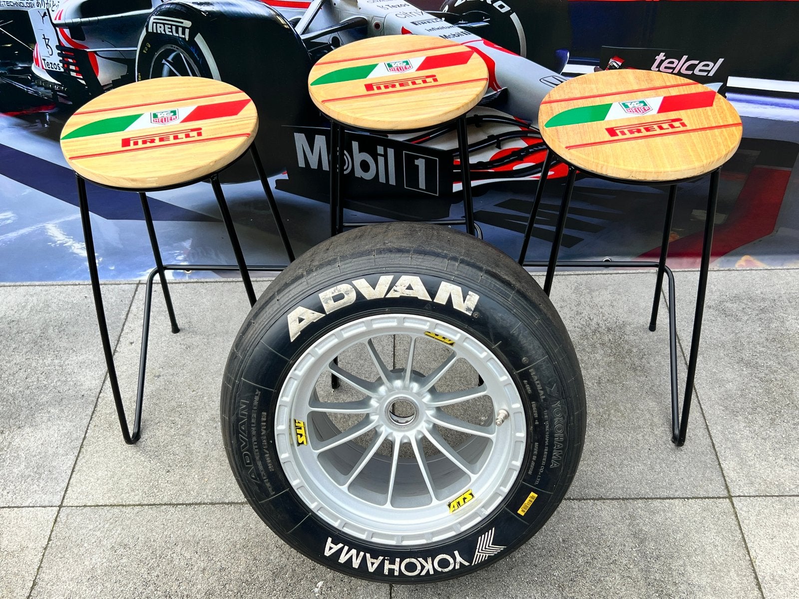 Formule 1 krukje (3 stuks) €22,50 PST, Ophalen, Zo goed als nieuw, Hout