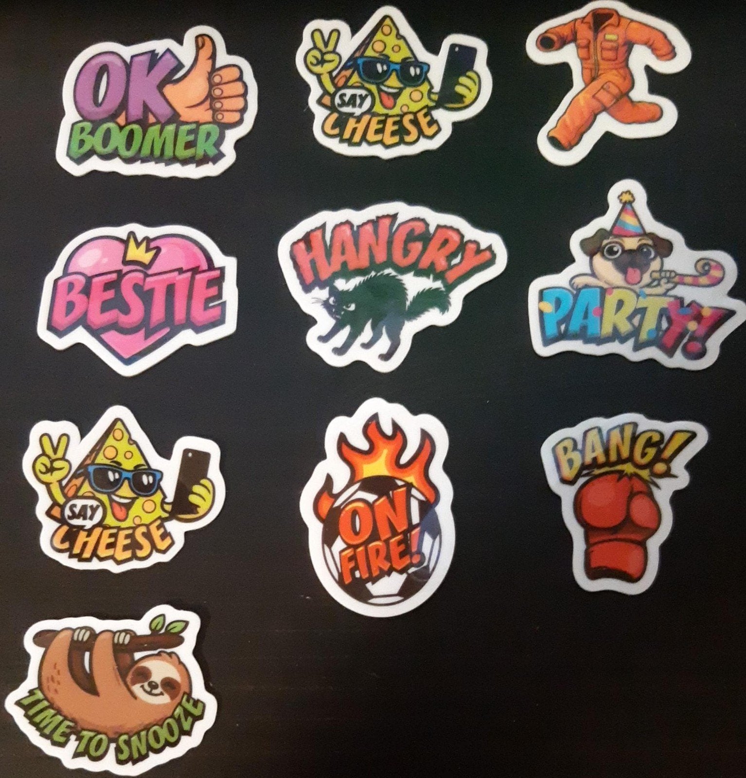Stickerjacht Stickers, Ophalen of Verzenden, Zo goed als nieuw, Meerdere stickers