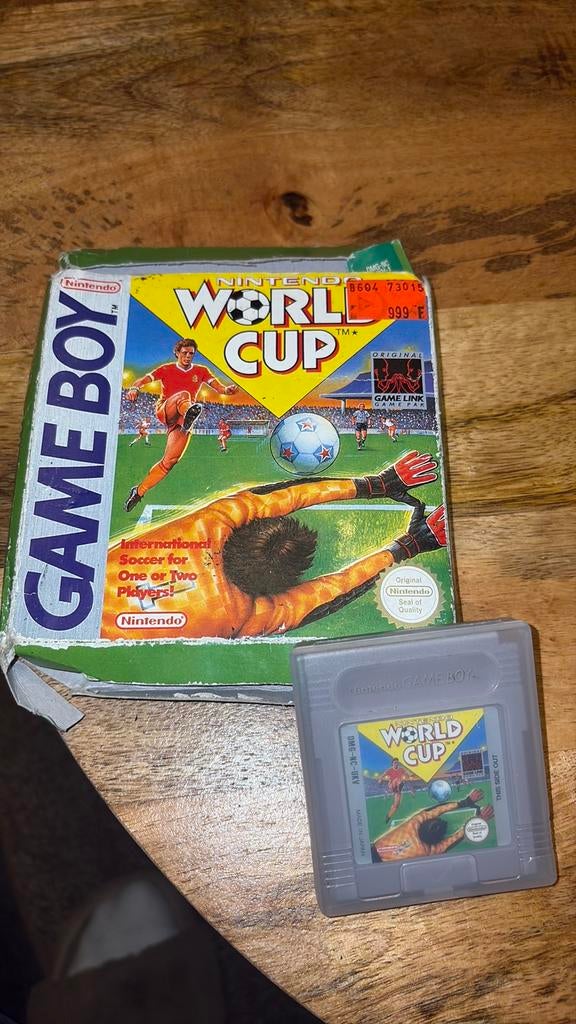 Nieuw vintage WK-VOETBAL (Nintendo Game Boy Wereldkampioen, 1 speler, Ophalen of Verzenden, Zo goed als nieuw, Vanaf 3 jaar