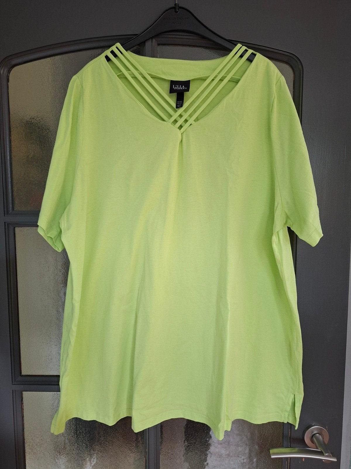 Ulla Popken A-lijn shirt, limegroen, maat 50/52, Kleding | Dames, Ulla Popken, Ophalen of Verzenden