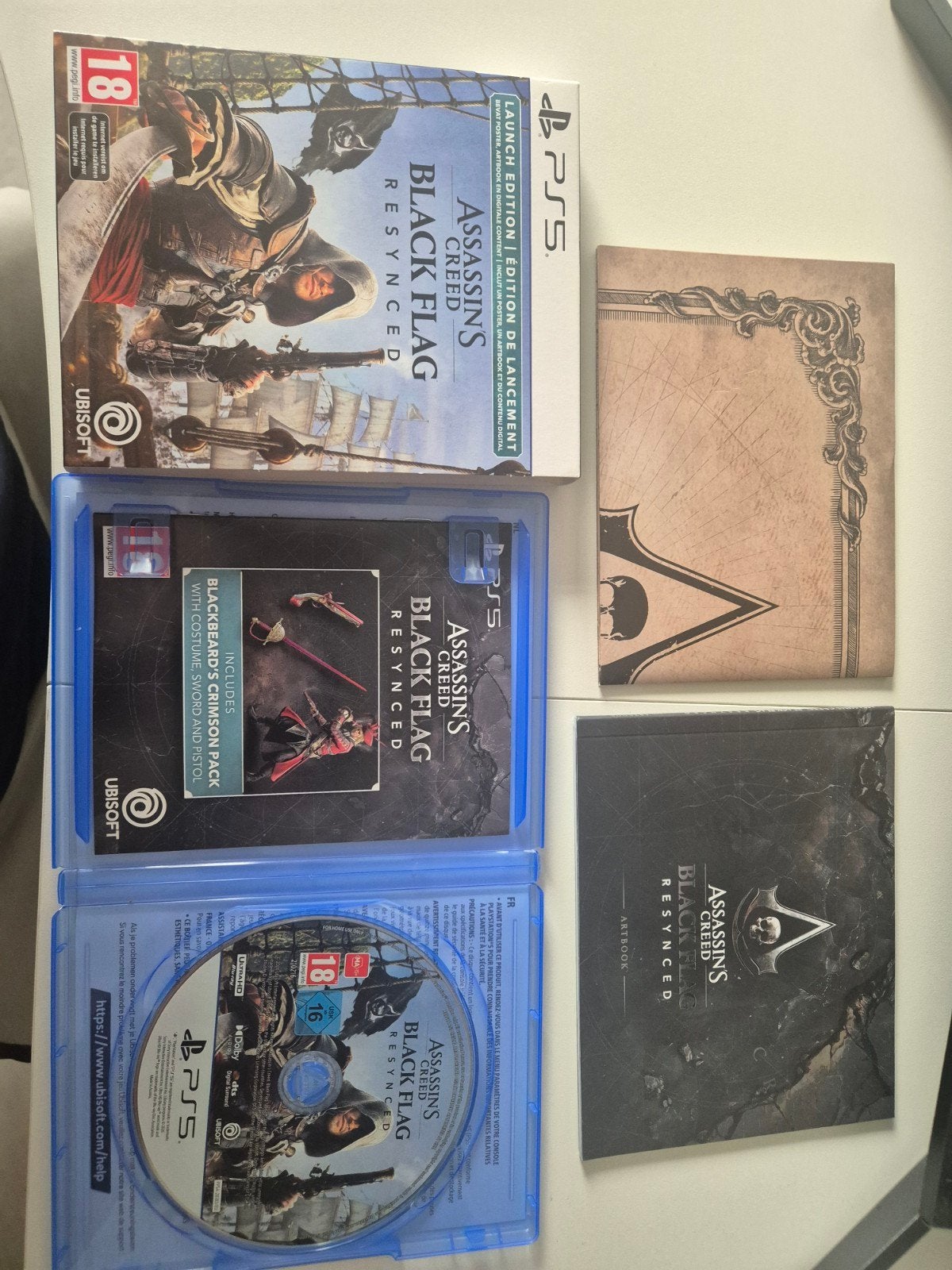 Assassin's Creed Black Flag Resynced PS5 Launch Edition, Online, Vanaf 18 jaar, 1 speler, Zo goed als nieuw