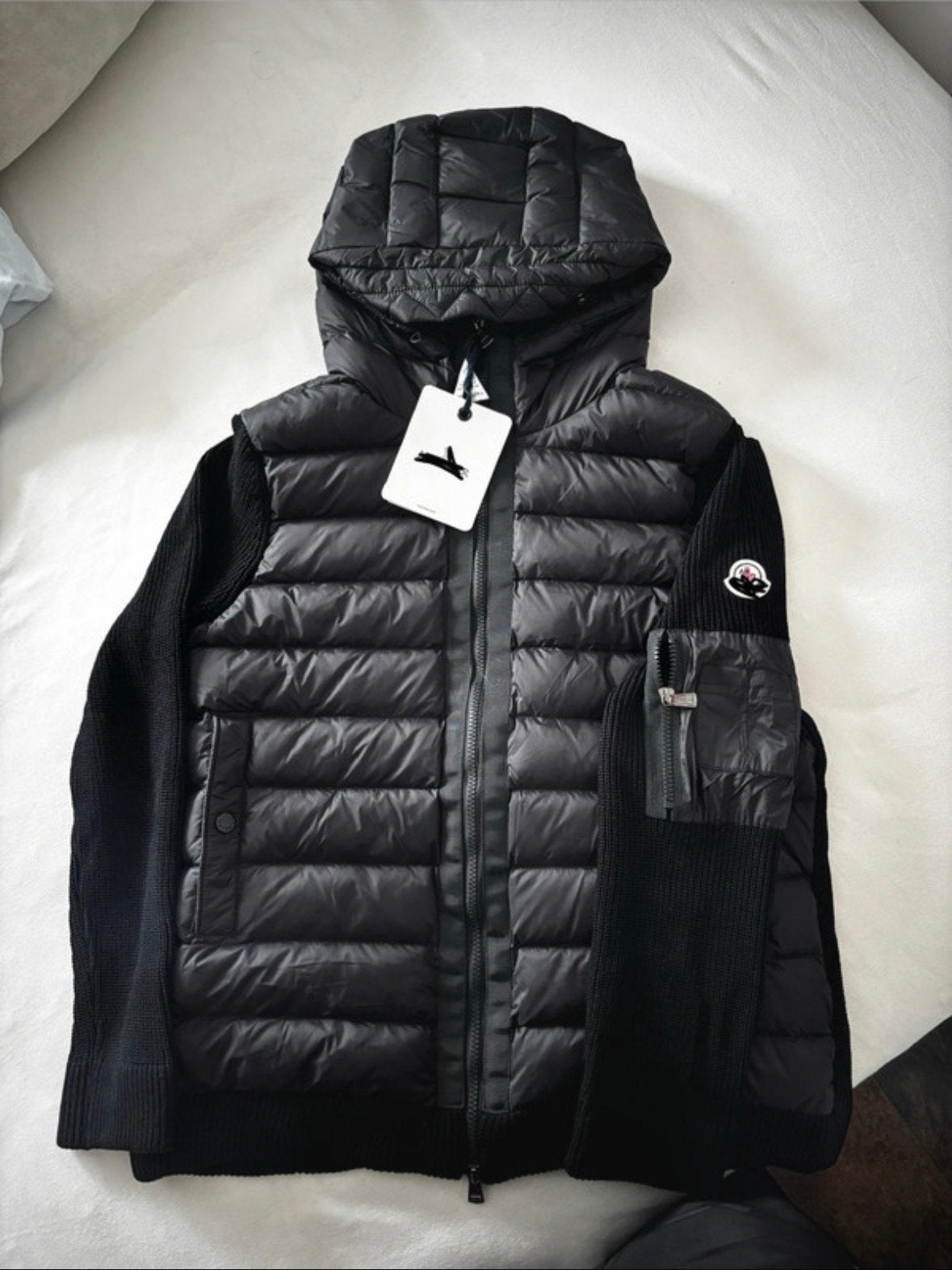 Moncler Cardigan - nieuw, Kleding | Heren, Verzenden, Nieuw, Maat 52/54 (L), Zwart