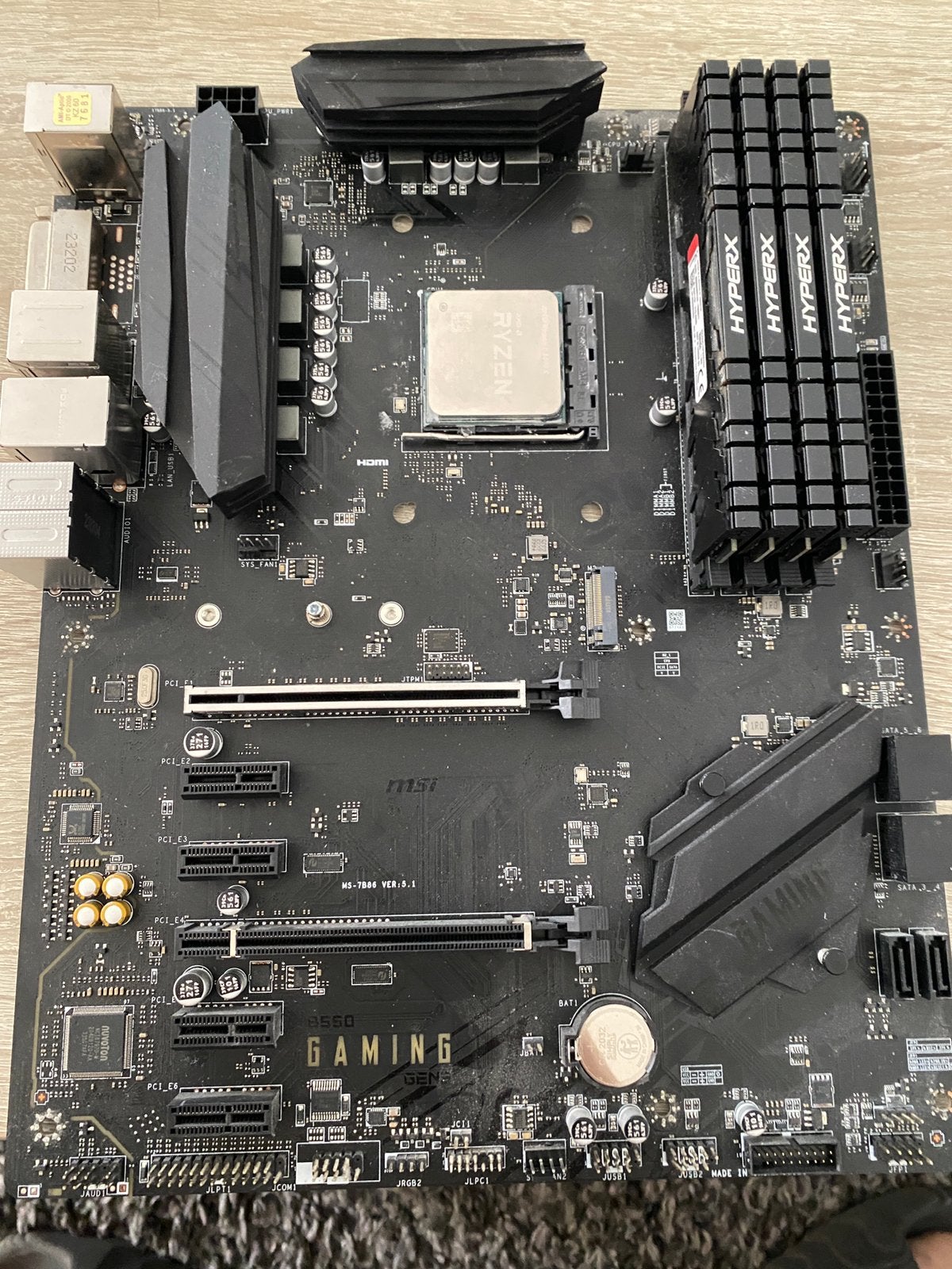 Ryzen 7 5800x 32gb ram + mobo upgrade kit, Ophalen, DDR4, Zo goed als nieuw, Socket AM4