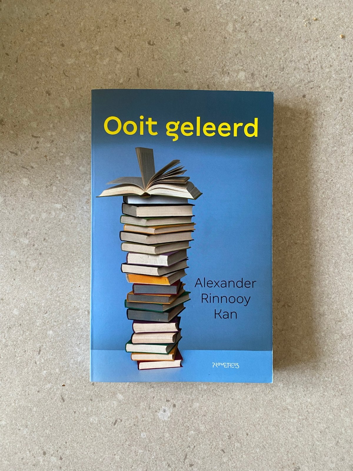 Ooit geleerd - Alexander Rinnooy Kan (2026), Ophalen of Verzenden, Zo goed als nieuw, Nederland