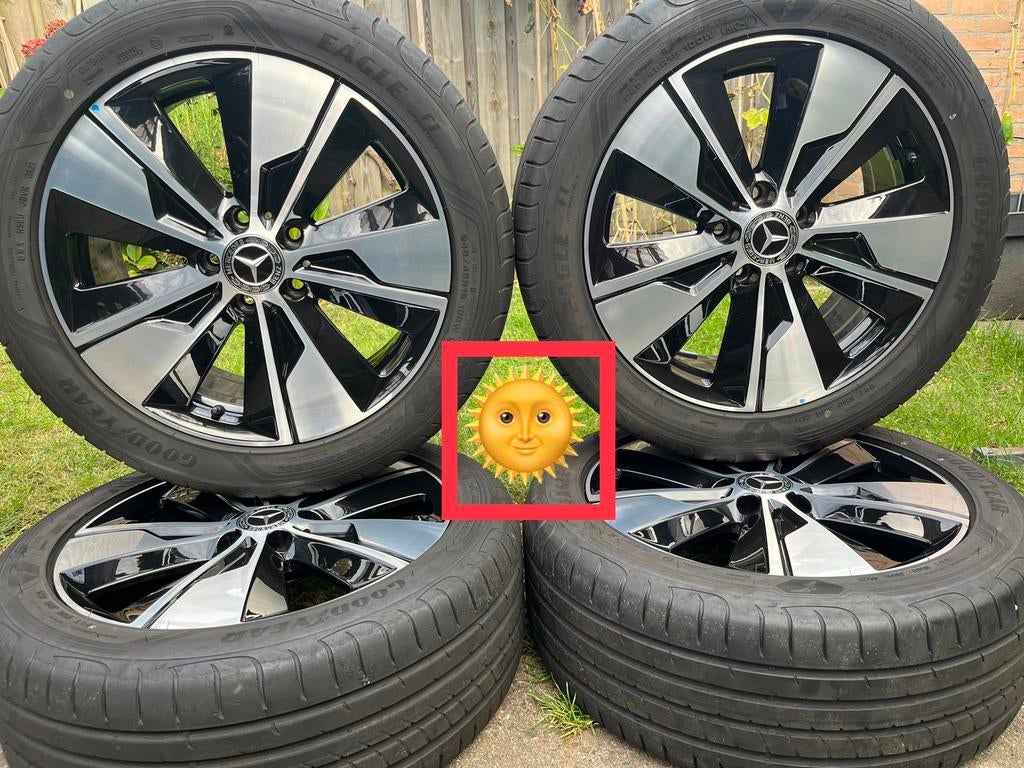 18” orig. Mercedes Vito V-klasse EQV Goodyear zomerset TPMS, Auto-onderdelen, Banden en Velgen, 18 inch, Banden en Velgen, Nieuw