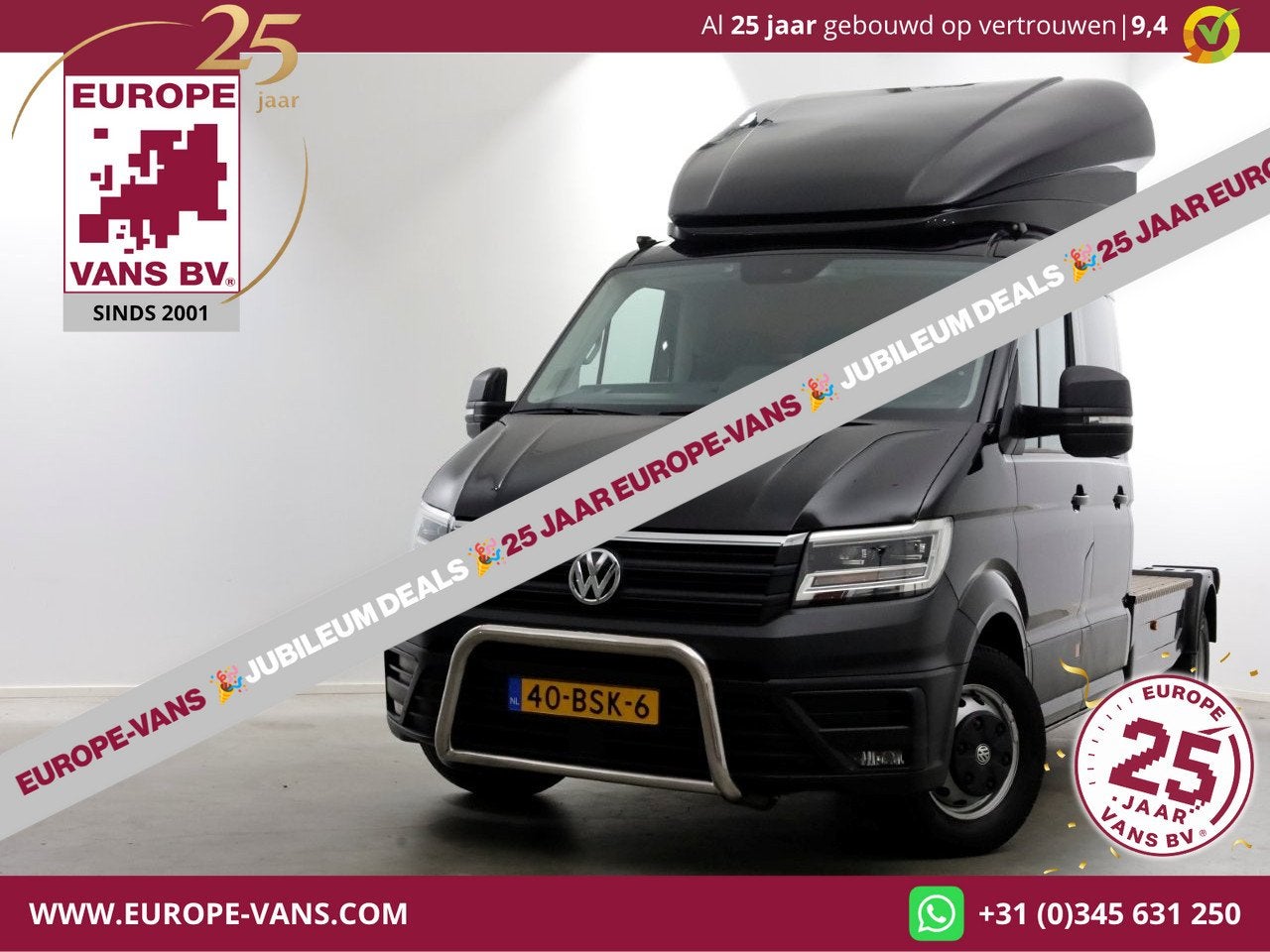 Volkswagen Crafter 50 2.0 TDI 177pk BE/C1E-Trekker D.C. Trek, Auto's, Overige merken, Euro 6, Zwart, Origineel Nederlands
