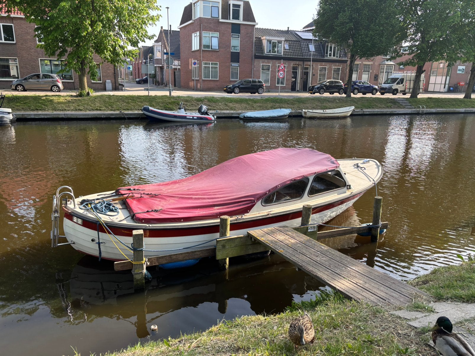 Sloep polar 20 met geremde trailer spitsgatter, Watersport en Boten, Sloepen, Gebruikt, Overige typen, Overige merken, Trailer