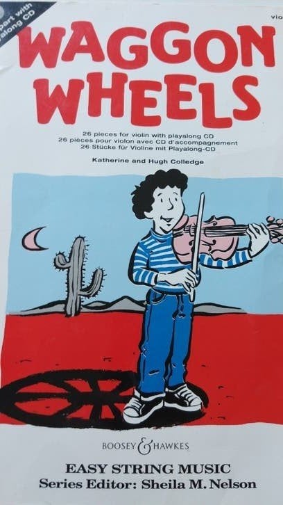 Waggon Wheels Vioolboek met CD - Katherine & Hugh Colledge, Ophalen, Les of Cursus, Viool of Altviool
