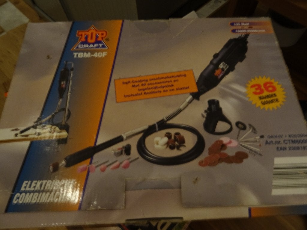 Elektrische Combimachine merk Top craft, Ophalen of Verzenden, Zo goed als nieuw, Folder