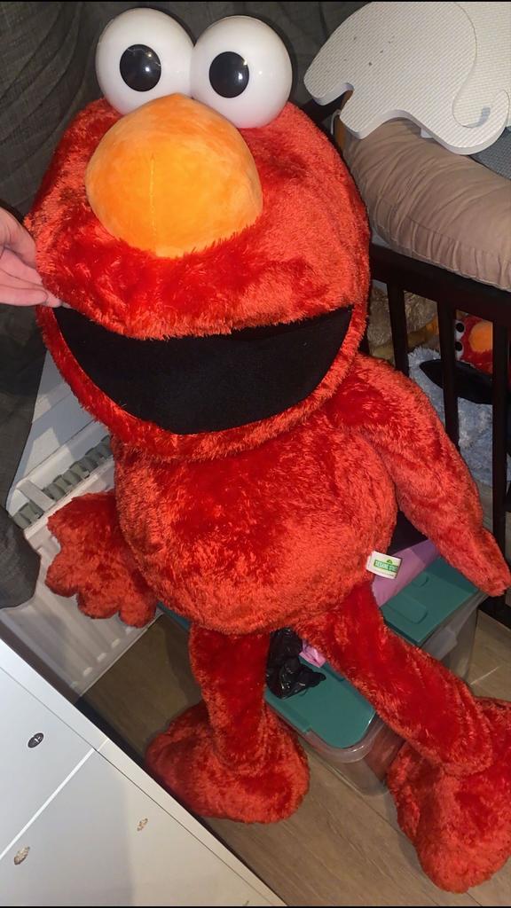 Grote elmo knuffel, Ophalen of Verzenden, Gebruikt, Overige typen