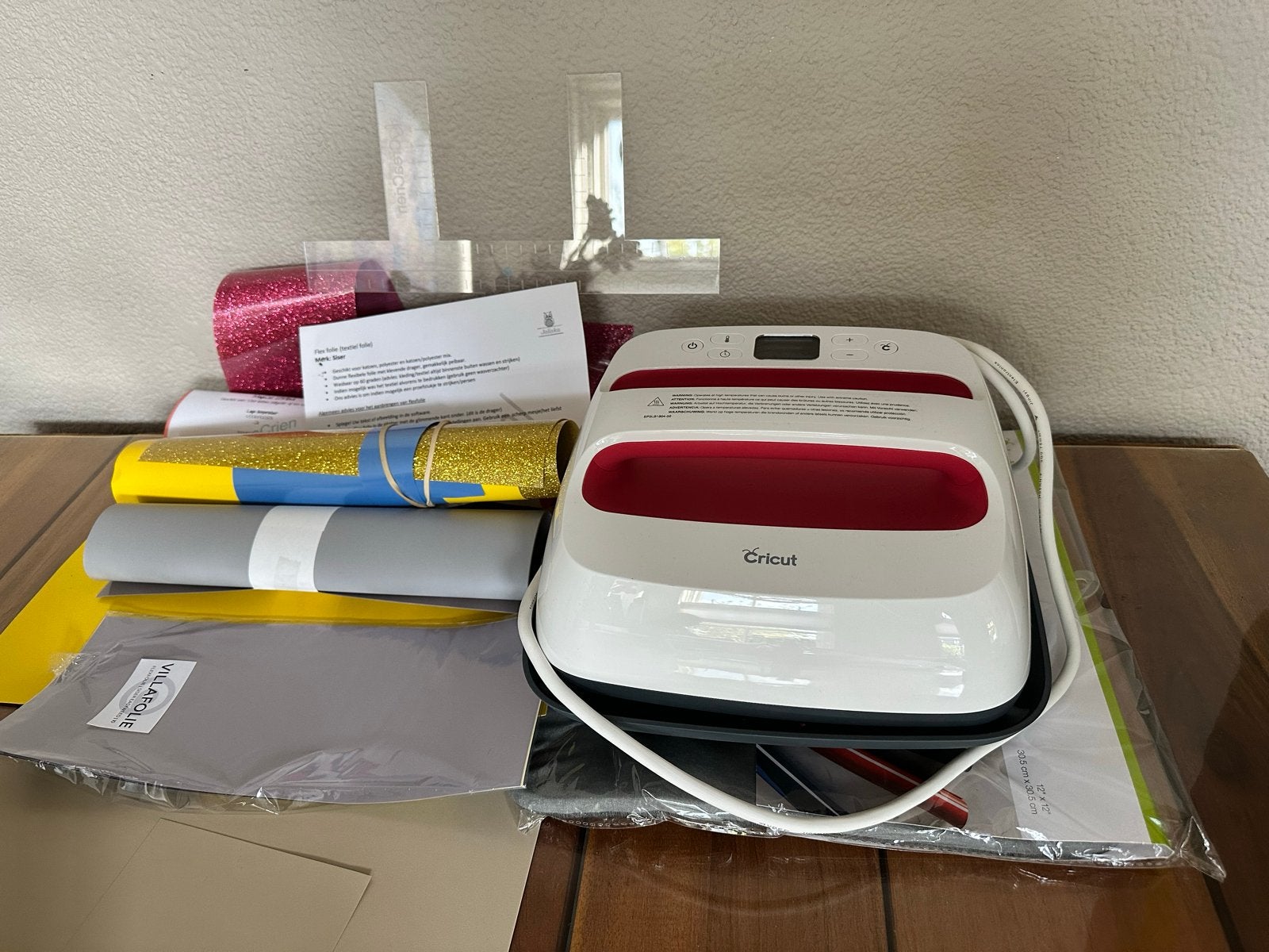 Cricut EasyPress 2 met folie en toebehoren, Overige thema's, Textiel, Meerkleurig, Ophalen of Verzenden