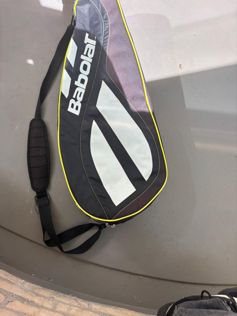 Tennis tas met 3 vakken, Sport en Fitness, Badminton, Ophalen, Gebruikt, Tas