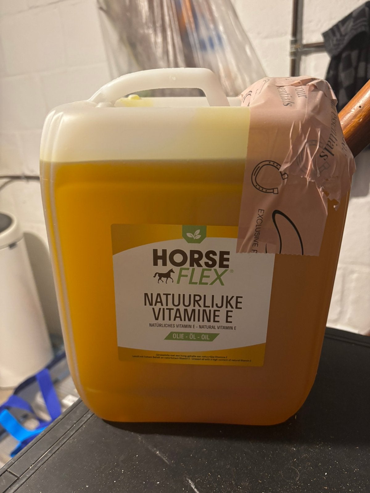Horseflex Vitamine E olie 5 liter NIEUW, Horseflex, Ophalen of Verzenden, Nieuw, Voedingssupplement