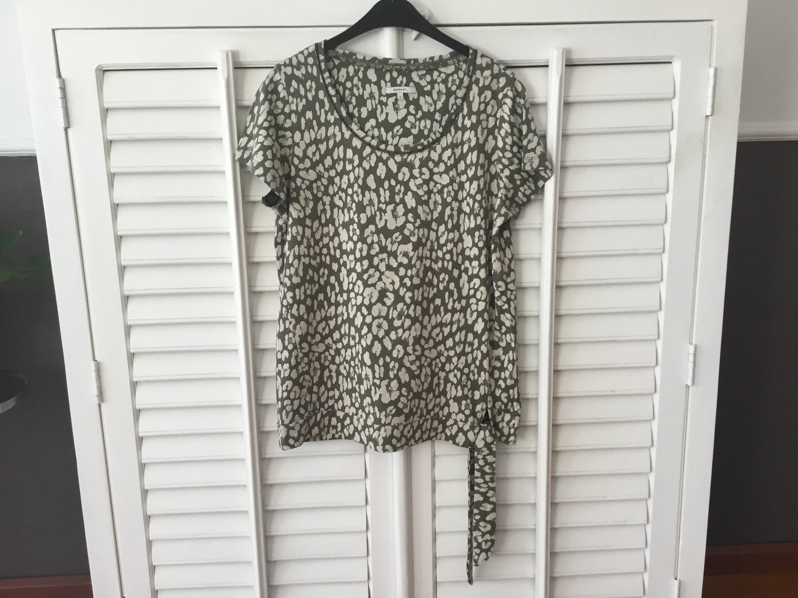 SANDWICH shirt/top L, Maat 42/44 (L), Ophalen of Verzenden, Zo goed als nieuw, Korte mouw