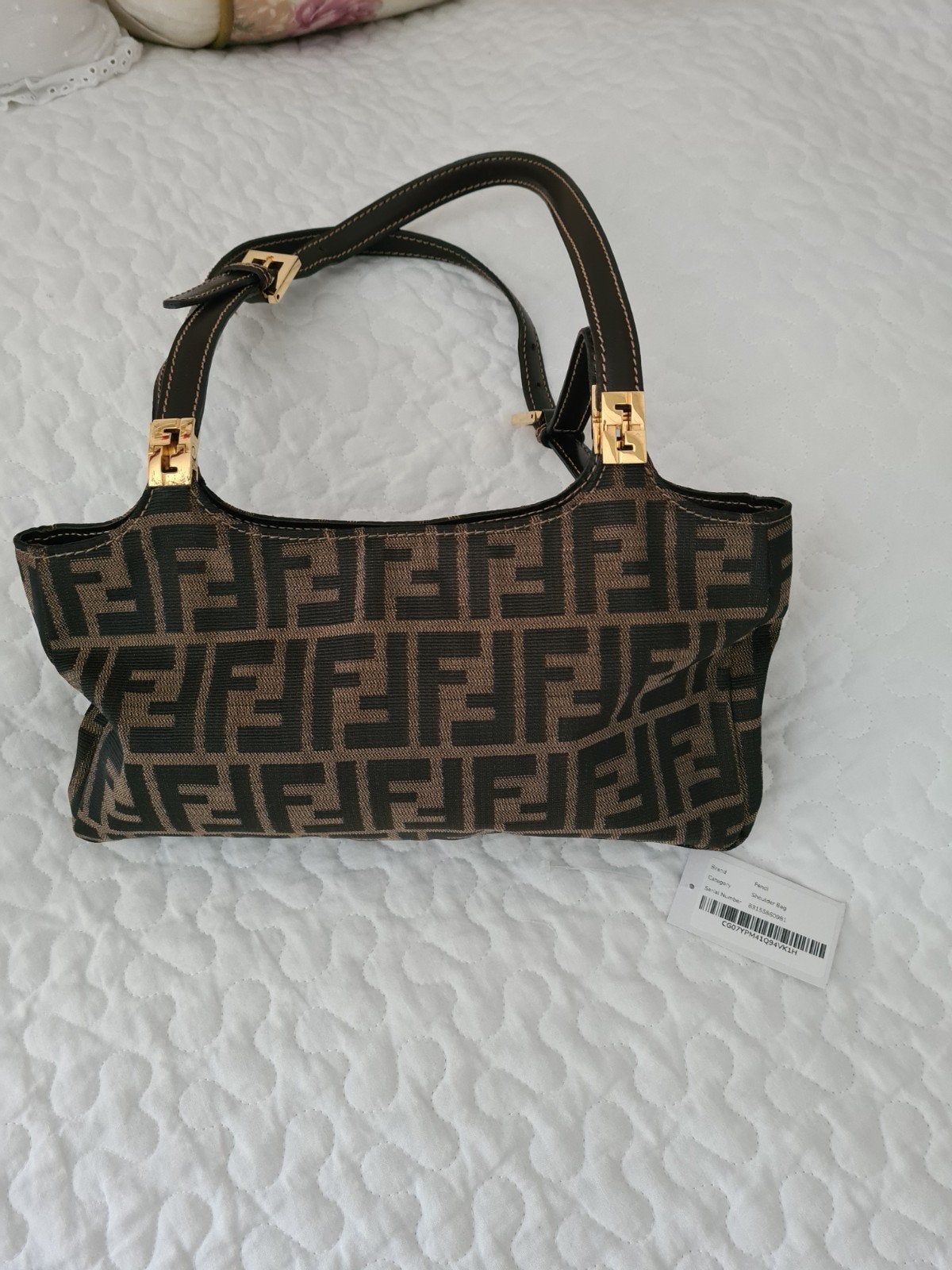 FENDI ORIGINEEL tas, Ophalen of Verzenden, Zo goed als nieuw, Bruin, Schoudertasje