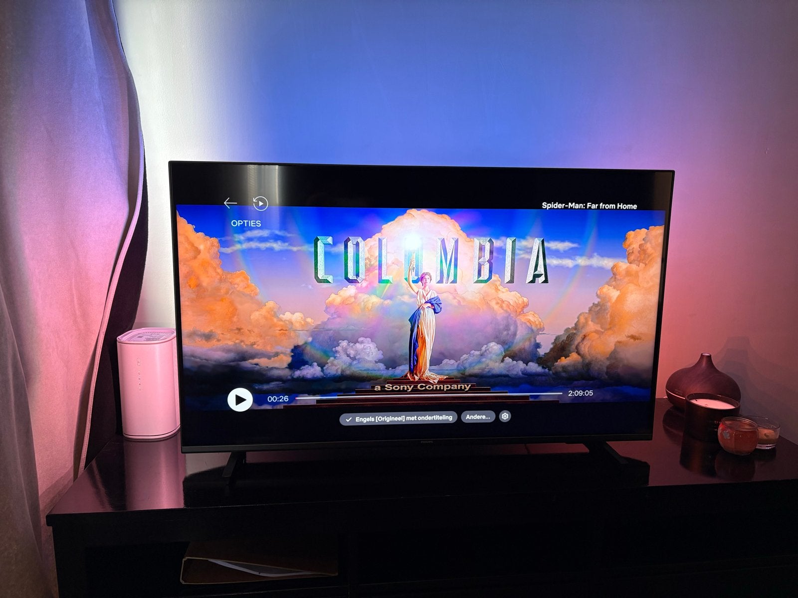 Philips 43PUS7906/12 4K UHD LED Android TV met Ambilight, Audio, Tv en Foto, Televisies, Philips, LED, Verzenden, Zo goed als nieuw